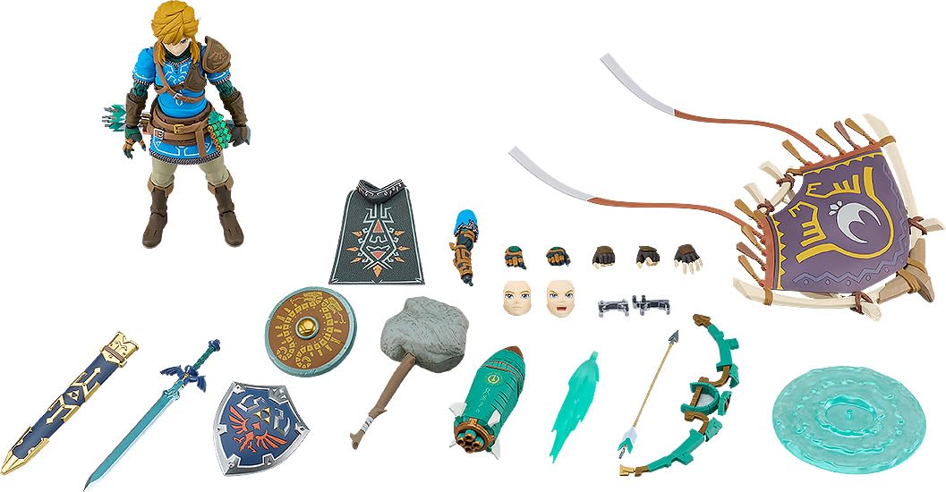 Good Smile Company The Legend of Zelda: Tears of The Kingdom - Link (DX Edition) Figma Action Figure