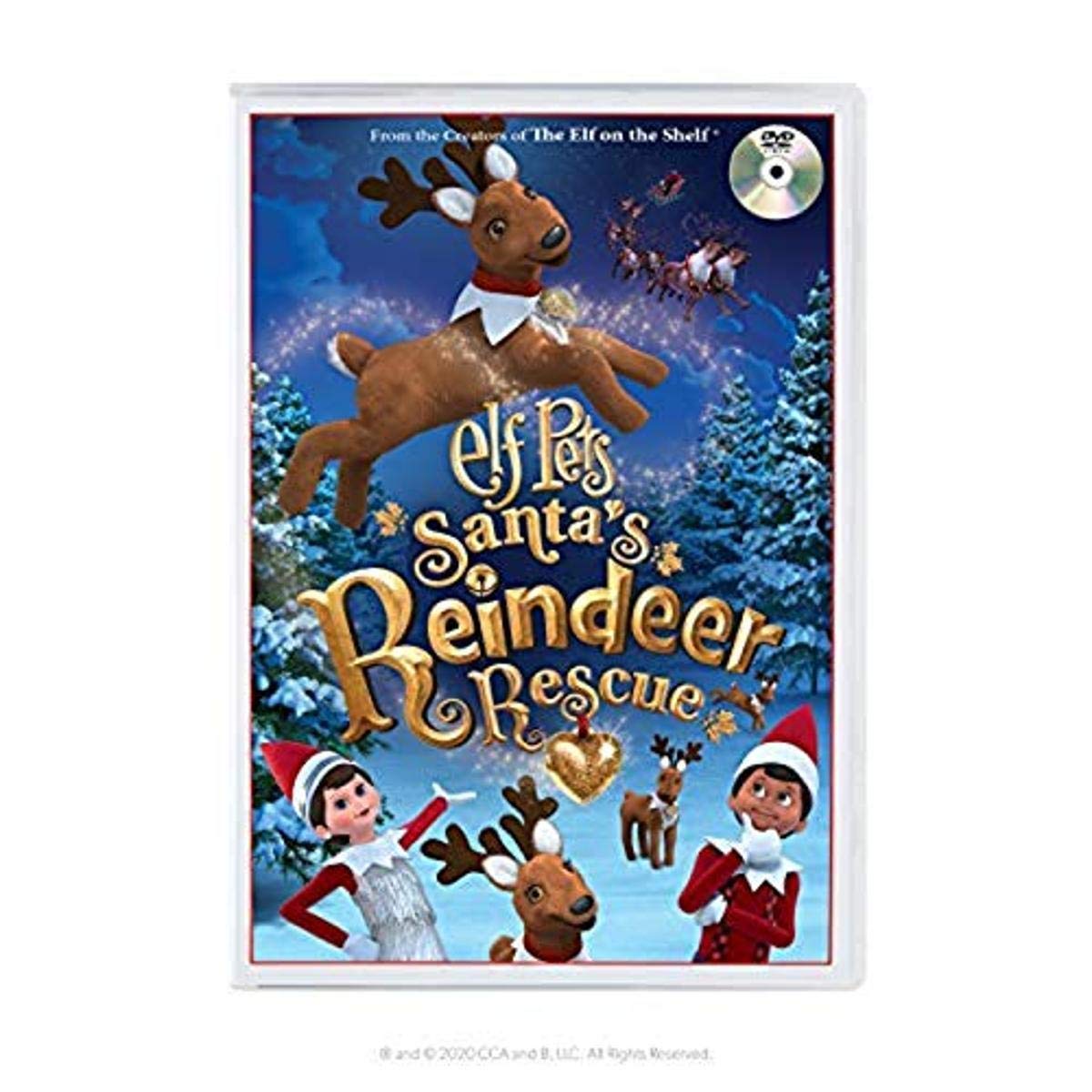 The Elf on the Shelf Elf Pets: Santa's Reindeer Rescue DVD - Small, Plastic, EPRDDVD12P