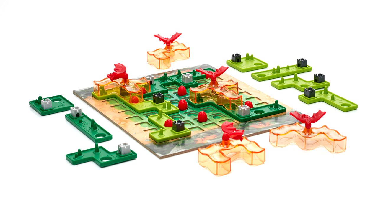 SmartGames Dragon Inferno 2-Player Strategy Game for Ages 7-mature-themed
