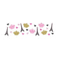 Amscan 360235 Day in Paris Value Pack Confetti, Multi Color