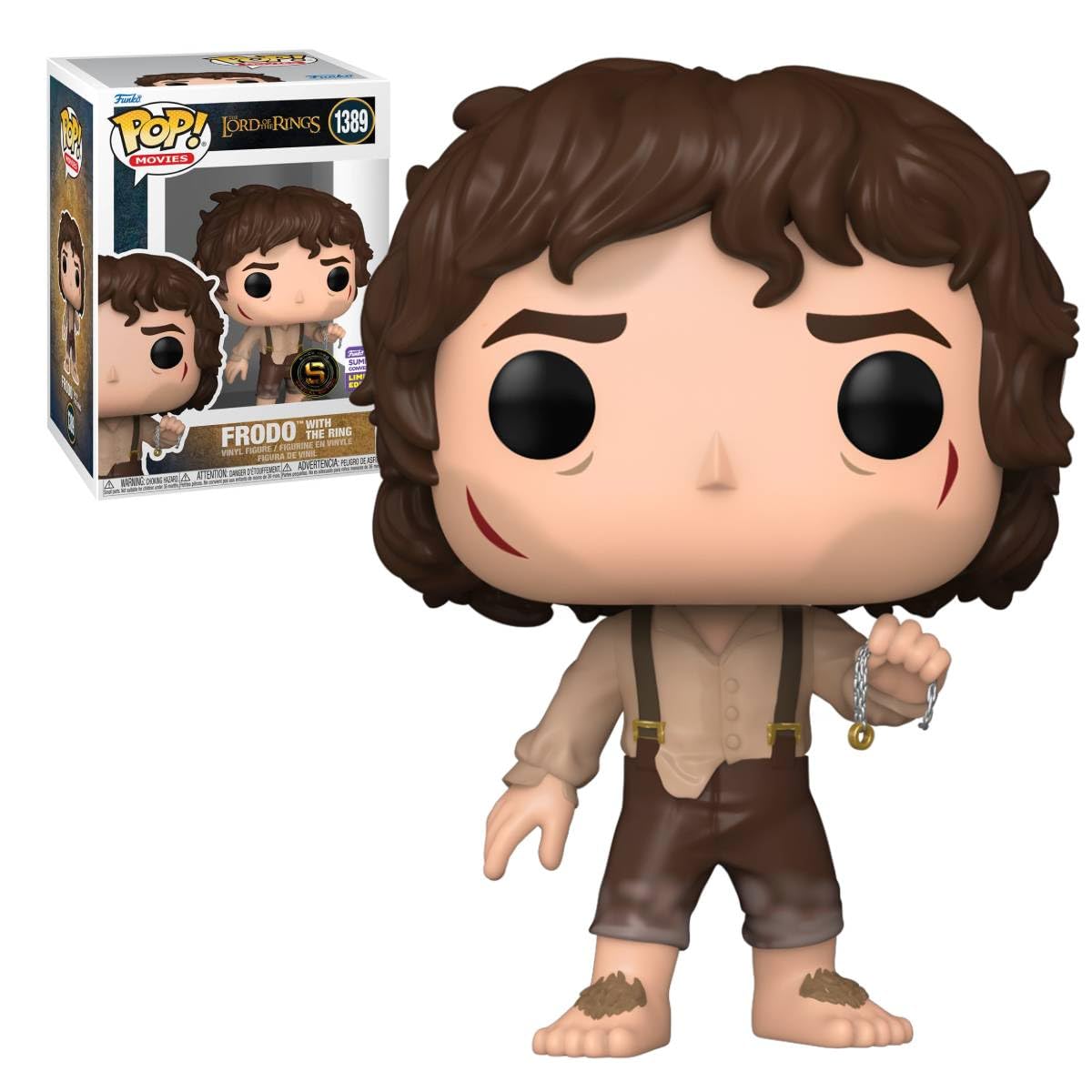 Funko Pop! Movies: Lord of The Rings - Frodo with Ring (SDCC'23)  Collectable Vinyl Figure - 71739