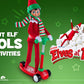 The Elf on the Shelf Peppermint Plane Ride - Inflatable Plane for Scout Elves - Multicolor - Model SEAPPLANE - Official Holiday Decor