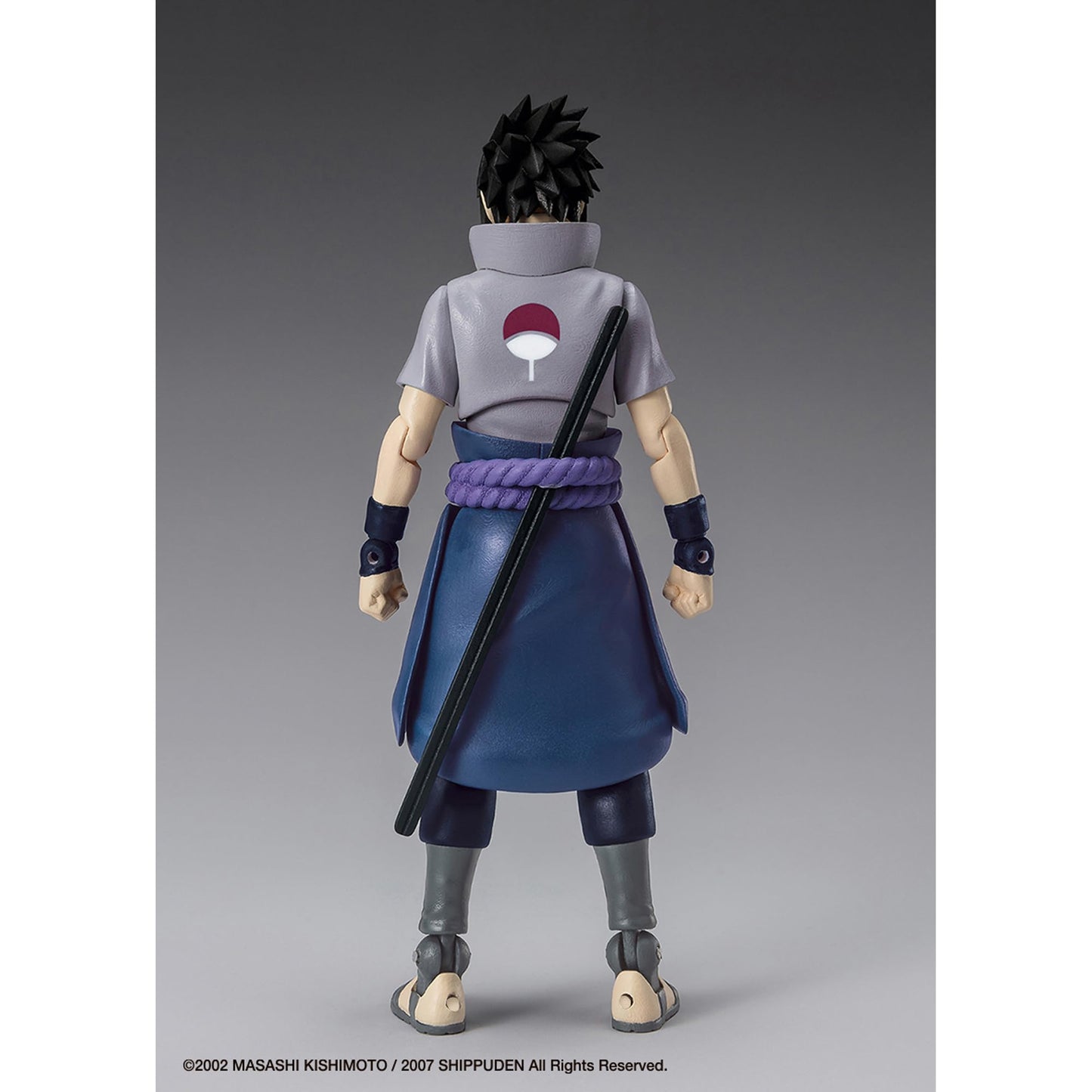 BANDAI NAMCO Naruto Action Figure - 5" Sasuke Uchiha (Adult) - PVC Model 87535