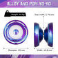 7Yo S2 Responsive Yoyo Professional Trick Yoyo For Kids 8-12, Finger Spin Dual Purpose Yoyo For Adults, Metal Yo Yo Unresponsive