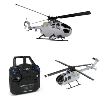 Remote Control Helicopter,4Ch Rc Helicopter Rtf With Aileronless Design And 6-Axis Gyro, Modularized Battery, One-Key Takeoff/La