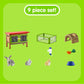 Schleich Farm World, Easter Toys For Boys And Girls Ages 3-8, 8-Piece Playset, Rabbit Hutch And Bunny Playpen Toy Set
