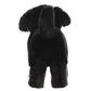 Aurora® Realistic Miyoni® Black Labrador Stuffed Animal - Lifelike Detail - Cherished Companionship - Black 10 Inches