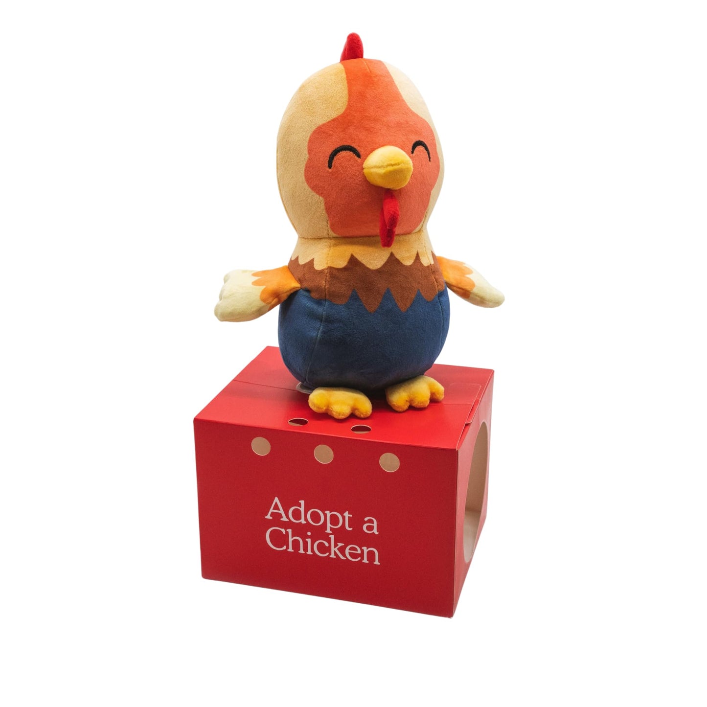 Follow Your Legend Hennifer The Rainbow Chicken Plushie - 8    Chicken Stuffed Animal, Stuffed Chicken, Rainbow Chicken Plush St