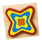 CALANDIS?Geometric Jigsaw Puzzle Kids Preschool Educational Toy Gift Quadrangle | Preschool Toys & Pretend Play
