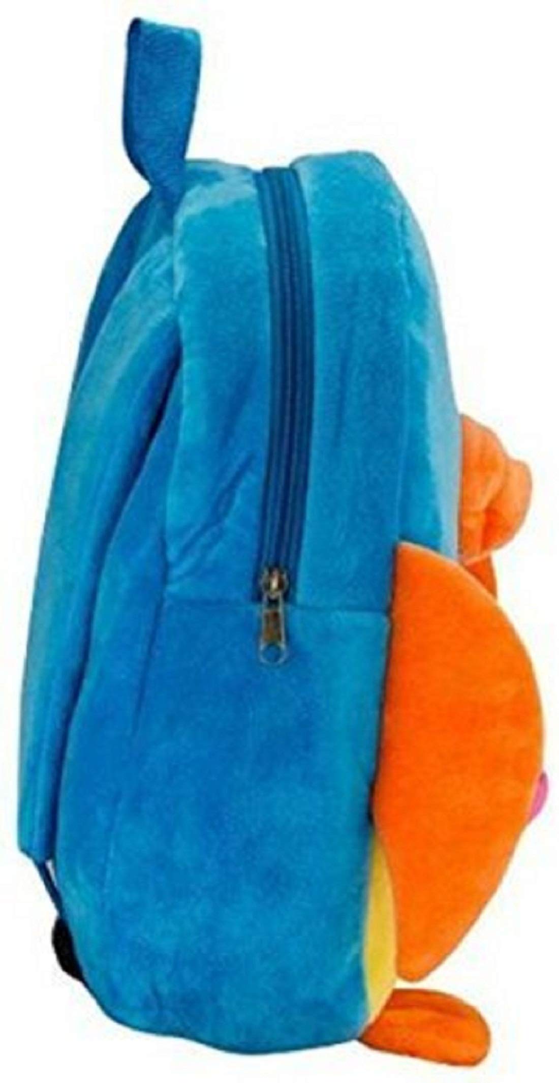 Blue Tree Duck Kid'S Soft Plush Multi Color Cartoon Backpack For Travelling, Picnic Bag, Gift Purpose (Duck 3-5 Years)