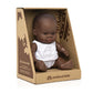 Miniland Doll 8 1/4'' African Boy (Box) - Made In Spain, Anotomically Correct, Quality, Inclusion