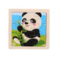 MYADDICTION Wooden Jigsaw Puzzles Early Learning Educational Toys for Kids Toddlers Panda