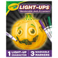 Crayola LightUps  JackOLantern, Light Up Pumpkin, Reusable Coloring Toy, Glow in The Dark, Ages 4, 5, 6, 7