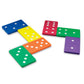 Learning Resources Jumbo Foam Dominoes Set - 28 Multi-color Pieces, Fun Educational Game for Kids Ages 5+ - Model LER6380