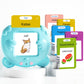 German And English Talking Flash Cards For Toddlers, 510 Sight Words Bilingual Learning Toys For Children, Autism Pocket Speech