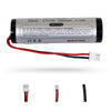 Kbt 3.7V 3000Mah Rechargeable Li-Ion Battery With Jst 2.54 2Pin Plug, Charging Cable For Voice Power Amplifier, Speaker