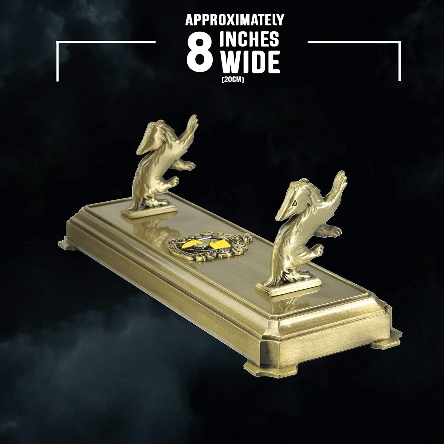 The Noble Collection Hufflepuff Wand Stand - Metal, One Size, Multi-coloured, Model NN9526