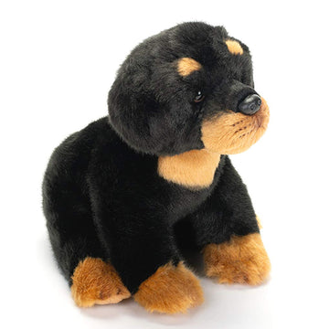 Nat And Jules Sitting Small Rottweiler Dog Children'S Plush Stuffed Animal Toy