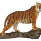 Ebros 7.25' Long Jungle Menace Orange Bengal Tiger Standing On Rock Statue Giant Cat Wild Animal Decorative Figurine