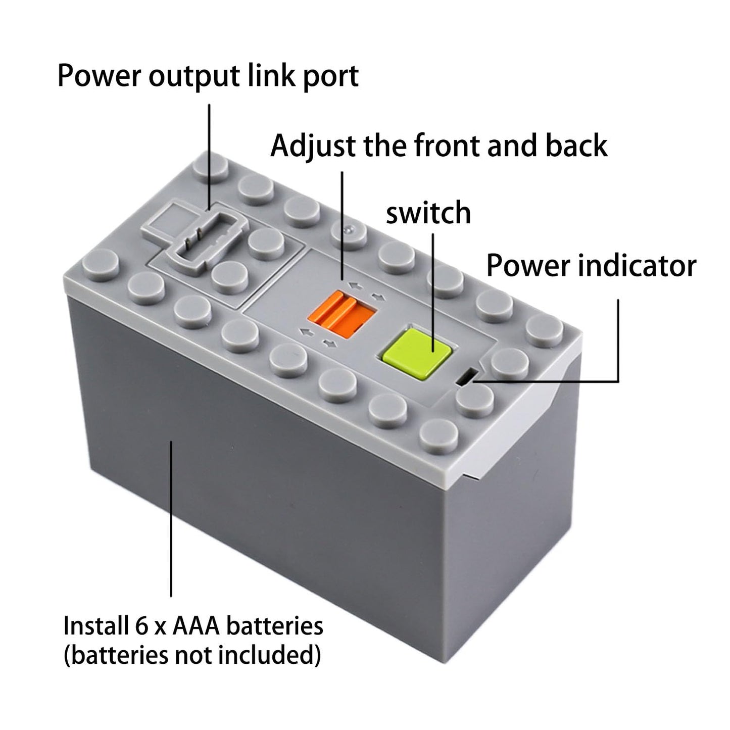 Brickbounty 21 Pcs Motor-Set Power-Functions Compatible With Lego, Motor Kit Technical Parts For Stem Assembled Building Block,