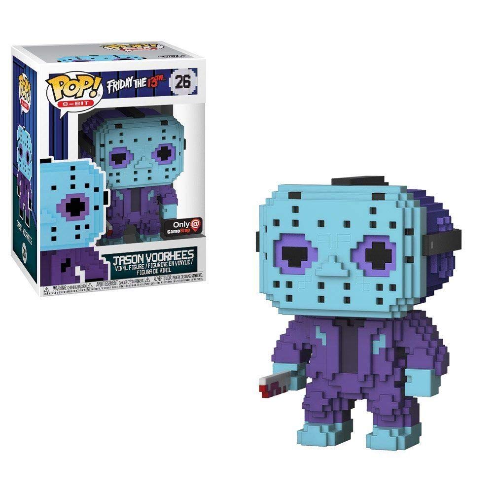 Funko POP! Vinyl Horror 8-Bit Jason Voorhees Figure - Multicolor, Model 24716, 10 Count Pack