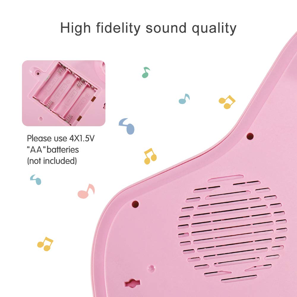 31 Keys,Kids Grand Piano Keyboard Toy for Beginners,3 4 5 6 Years Old Toddler Girl Boy First Birthday Gift,Musical Instrument,w/