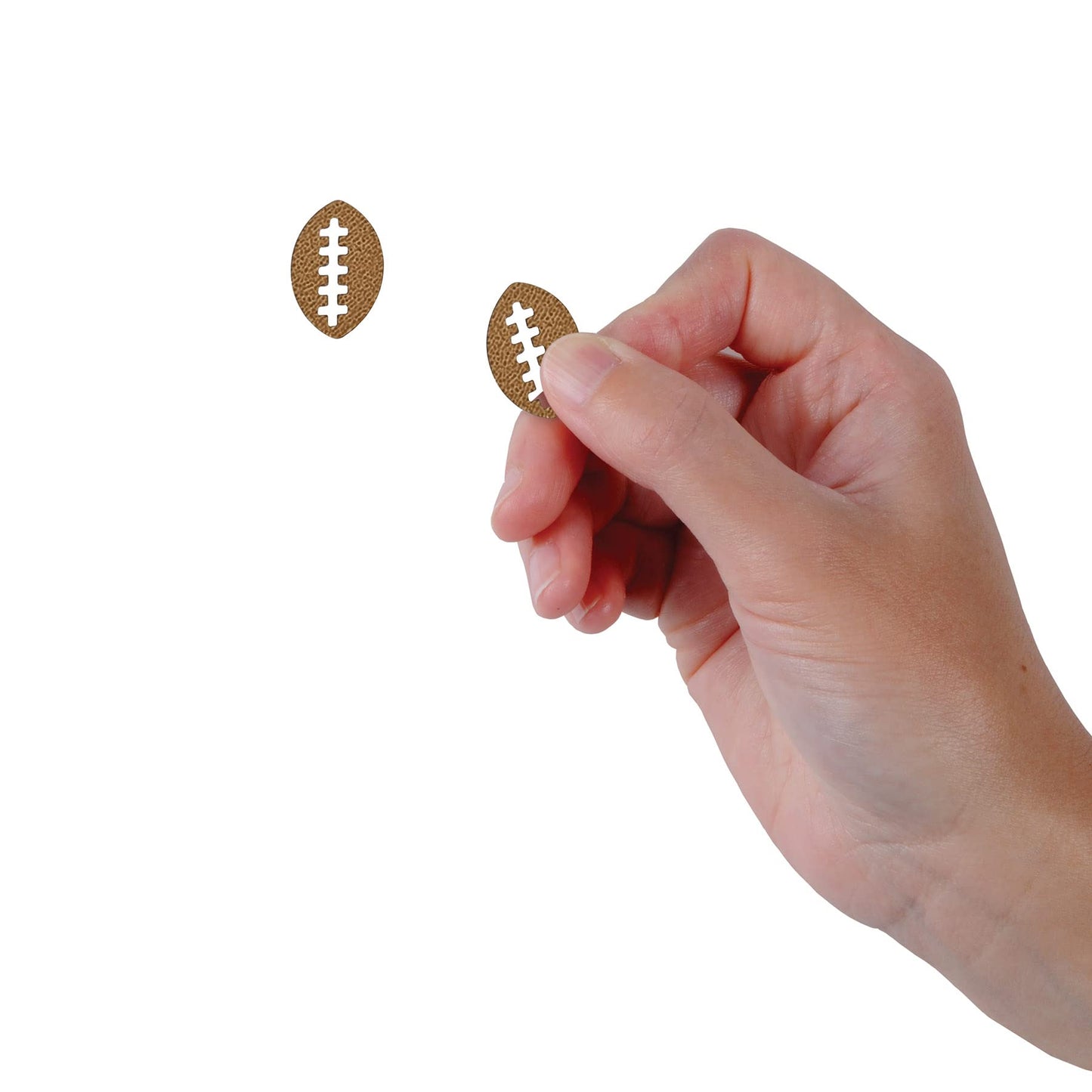 Beistle , 6 Packages Fanci-Fetti Footballs, 1 Ounce In Package, Total of 6 Ounces Confetti