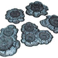 Crater Set - Unainted (5 Craters, 28Mm Terrain) By Pegasus Hobbies