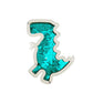 MERISHOPP 2 Pieces Montessori Busy Board DIY Material Learning Activity Toy Girls Boys Green Dinosaur| Baby Learning Toy | Infan