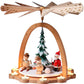 Alexander Taron Importer 16271 Richard Glaesser Pyramid-Skiing Santa And Snowmen-15 H W X 16'' D, Brown
