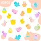 HOMICO 30 Pieces Luminous Mini Dinosaur for Dollhouse Tiny Resin Dinosaurs Mini Animals for Fairy Garden Micro Landscape Aquariu