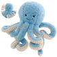JOSON Cute Octopus Plush Toys  Soft Octopus Stuffed Animals  Girls and Boys mature-themed Birthday (16 Inch  Blue)