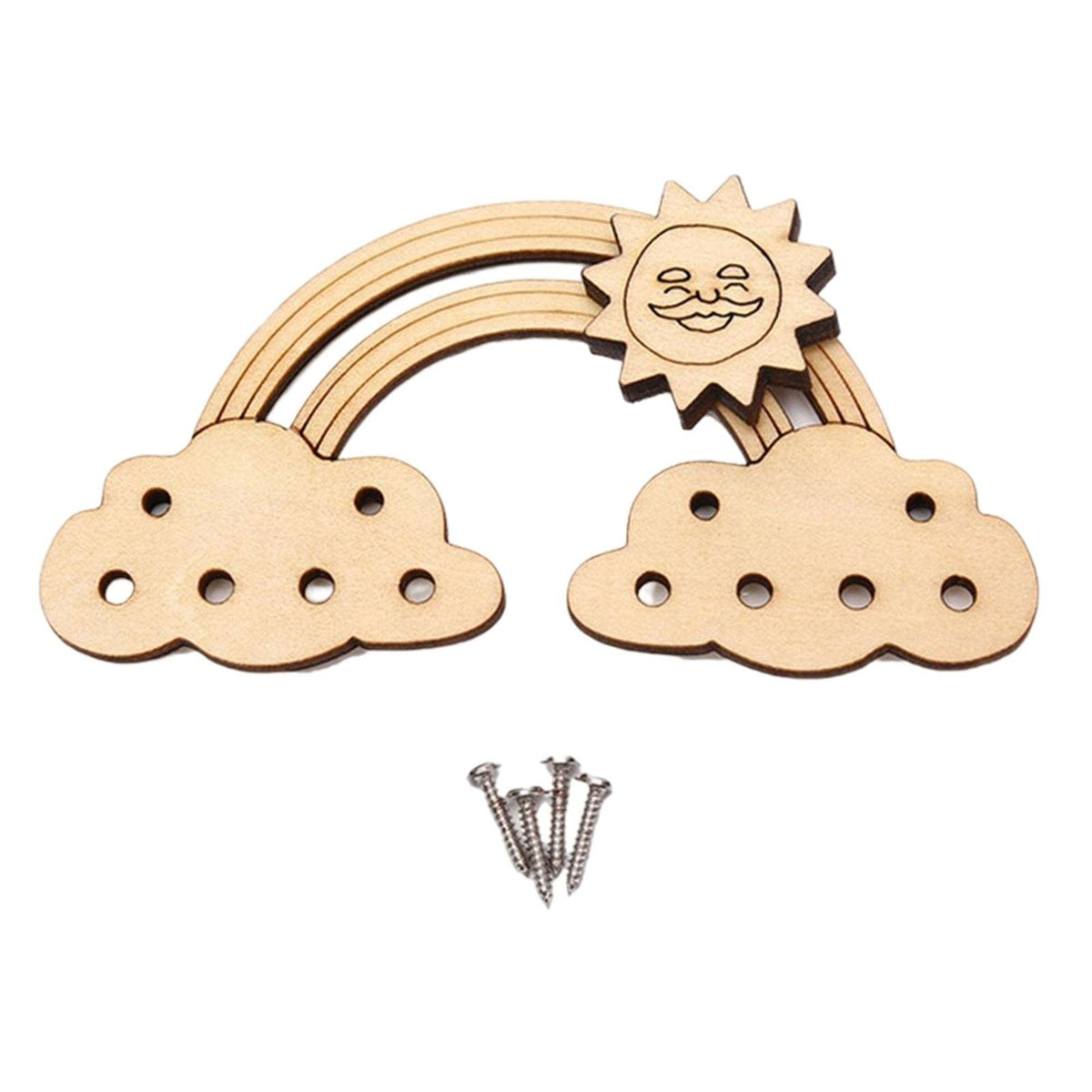 Loom Tree Kids Busy Board Diy Accessories Material Fine Motor Skill Unpainted For Kids Sun | Toys For Baby | Developmental Baby 
