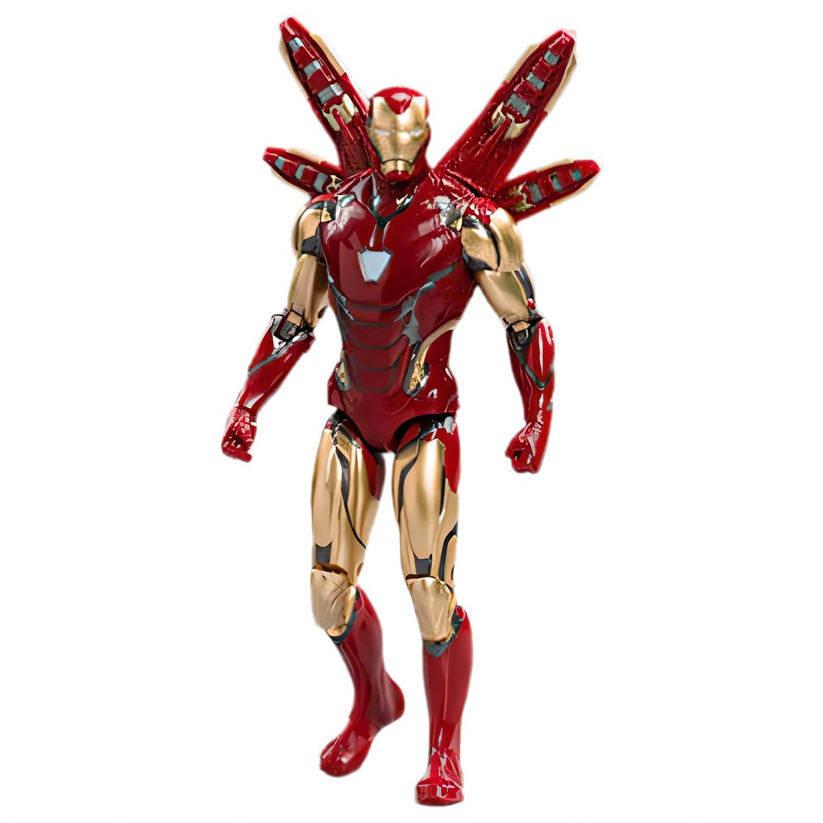 Hiplay Zd Toys Collectible Figure Full Set: 7-Inch Simple Articulated - Iron Man Mk85, Normal Version, Miniature Action Figurine