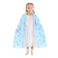 Hsctek Light Up Princess Cape, Blue Princess Dress Up Tulle Cape, Coloful Princess Outfit Costume Accessories Kids Toddlers Girls