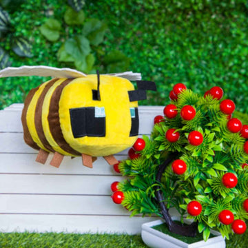 Putrer Bee Plush Toy 6.7'/17Cm,Bee Stuffed Animals,Game Plush Toys For Christmas New Year Birthday Gift
