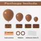 Voircoloria 130Pcs Brown Balloons Different Sizes 18'' 12'' 10'' 5'' Dark Brown Party Latex Balloons For Birthday Baby Shower Ge