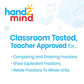 Hand2Mind Plastic Fraction Dominoes Game Tiles, Montessori Math Materials For Kids To Learn Decimal And Fraction Equivalence Mat