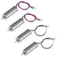 Aediko 3 Sets 12Pcs 8520 Brushed Motors 8.5X20Mm Motor 3-5V 0.15A 35000Rpm-50000Rpm 8520 Motor Hollow Cup Drone Motor Mini Dc Mo