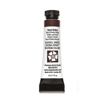 Daniel Smith 284610011 Extra Fine Watercolors Tube, 5Ml, Burnt Umber, 1.7 Fl Oz (Pack Of 1)