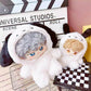 Niannyyhouse 10Cm~15Cm 20Cm 40Cm Plush Doll Clothes Puppy Onesies Outfit Dolls Accessories Dress Up (White 20Cm)