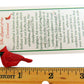Westmon Works Cardinal Figurine - 1 Inch Multicolor Polyresin Christmas Mini Charm Gift