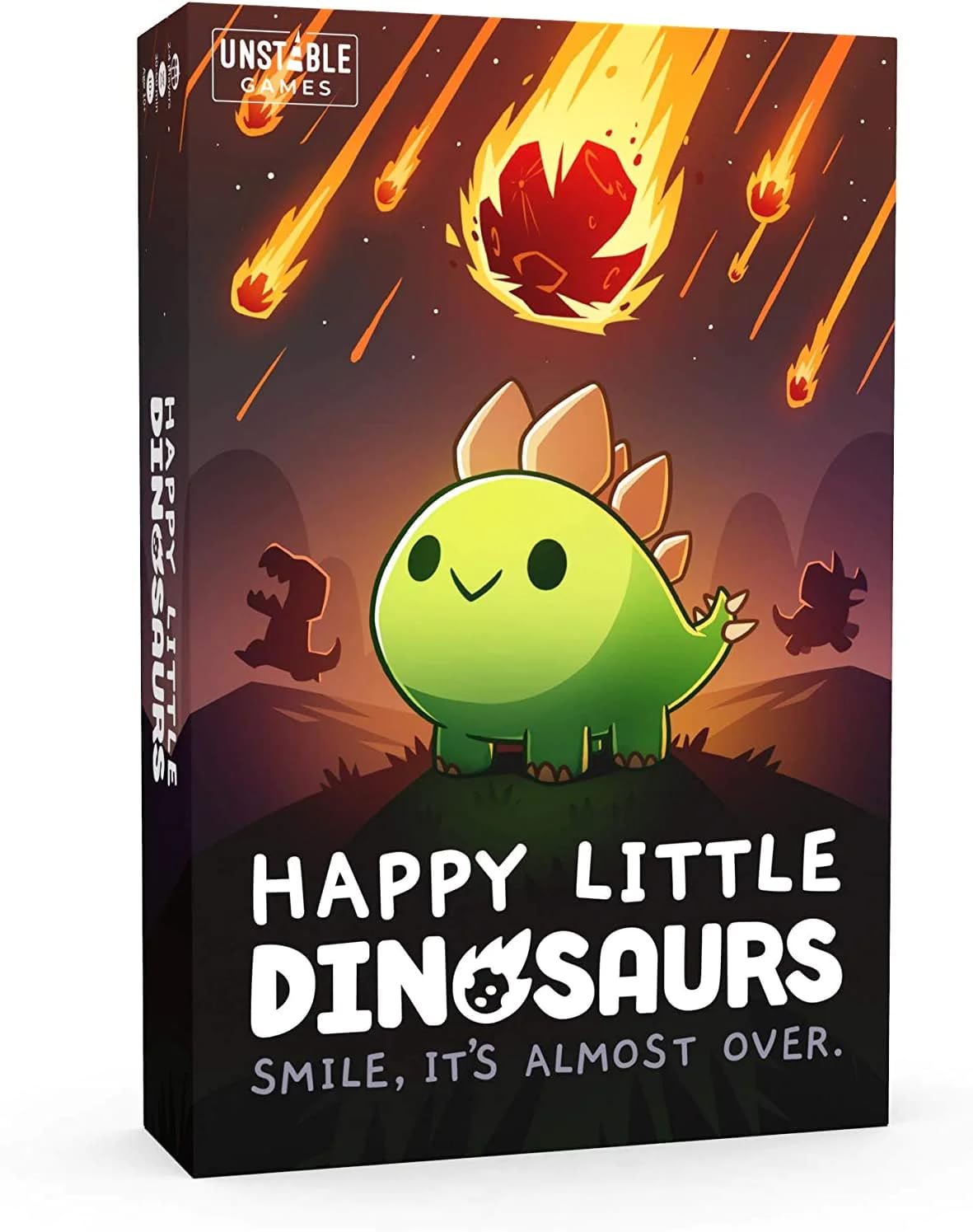 Unstable Games - Happy Little Dinosaurs Base Game - Competitive Sabotage Funny Family Card Game For Kids, Teens, Adults - 2-4 Pl