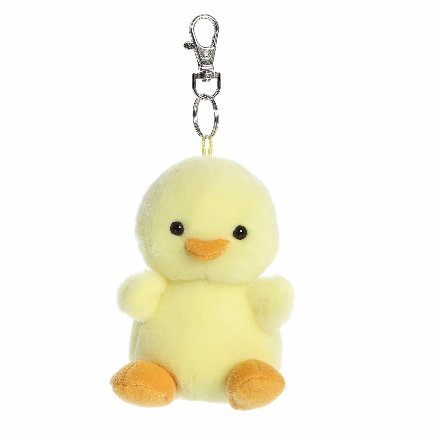 Aurora Adorable Palm Pals Betsy Chick Clip-On- Fun Collectible Plush For Kids and mature-themed Collectors - Perfect For Backpacks and Birthday Gifts - Yellow 4 Inches