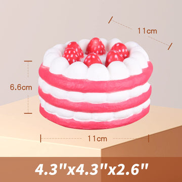 Anboor Squishies Cake Slow Rising Kawaii Squishie Toy For Collection Color Random