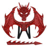 Mengkao Dragon Costume Kids Dinosaur Wings Tail Mask Set Boys Girls Children Dress Up Dino Props For Halloween Cosplay Party