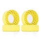 INJORA Silicone Rubber Inserts for 68-72mm 1.3'' Tires, 4pcs (Yellow)