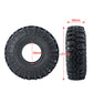 RC-Hub 4pcs 2.2'' Rubber Tires Beadlock Wheel Tires OD with Foam 137mm for 1/10 Axial Wraith 90048 RR10 RC Crawler Car