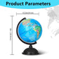 Kiseer 8 Inch World Globe With Stand Rotating Earth Spinning Globe For Kids Geography Classroom Education Or Decorations (Blue)