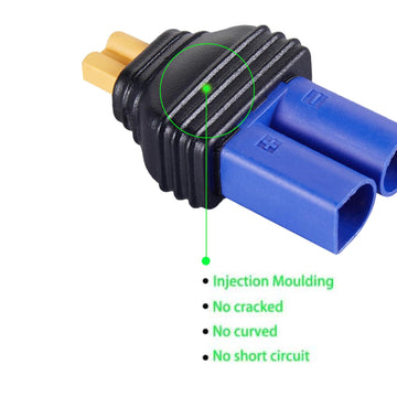Laisomeke Ec5 Male To Xt30 Female Mould Type Adapter No Wire Connector Adapter For Lipo Battery (2Pack)